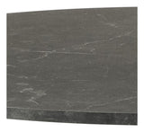 Ibiza spisebord Ø110m. Black Marble Print Matte Black, Ø110