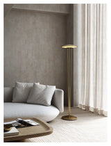 DFTP Blanche Floor Lamp Messing