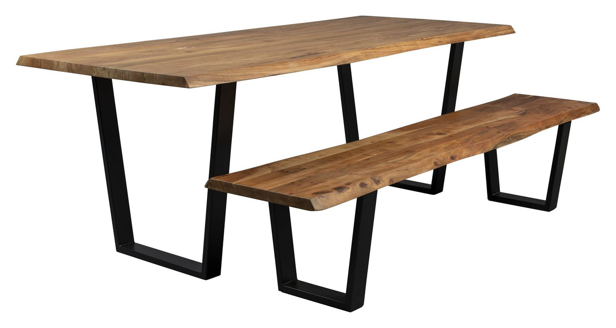 Dutchbone aka Bench - Acacia/Black, 200x45