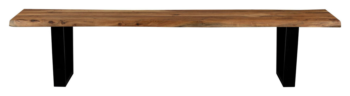 Dutchbone aka Bench - Acacia/Black, 220x45