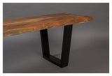 Dutchbone aka Bench - Acacia/Black, 220x45