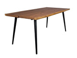 Dutchbone Agagon Dining Table 160x90, Black Legs