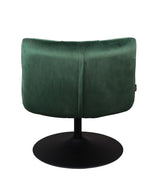 Dutchbone Bar Lounge Chair, w. Velour Green