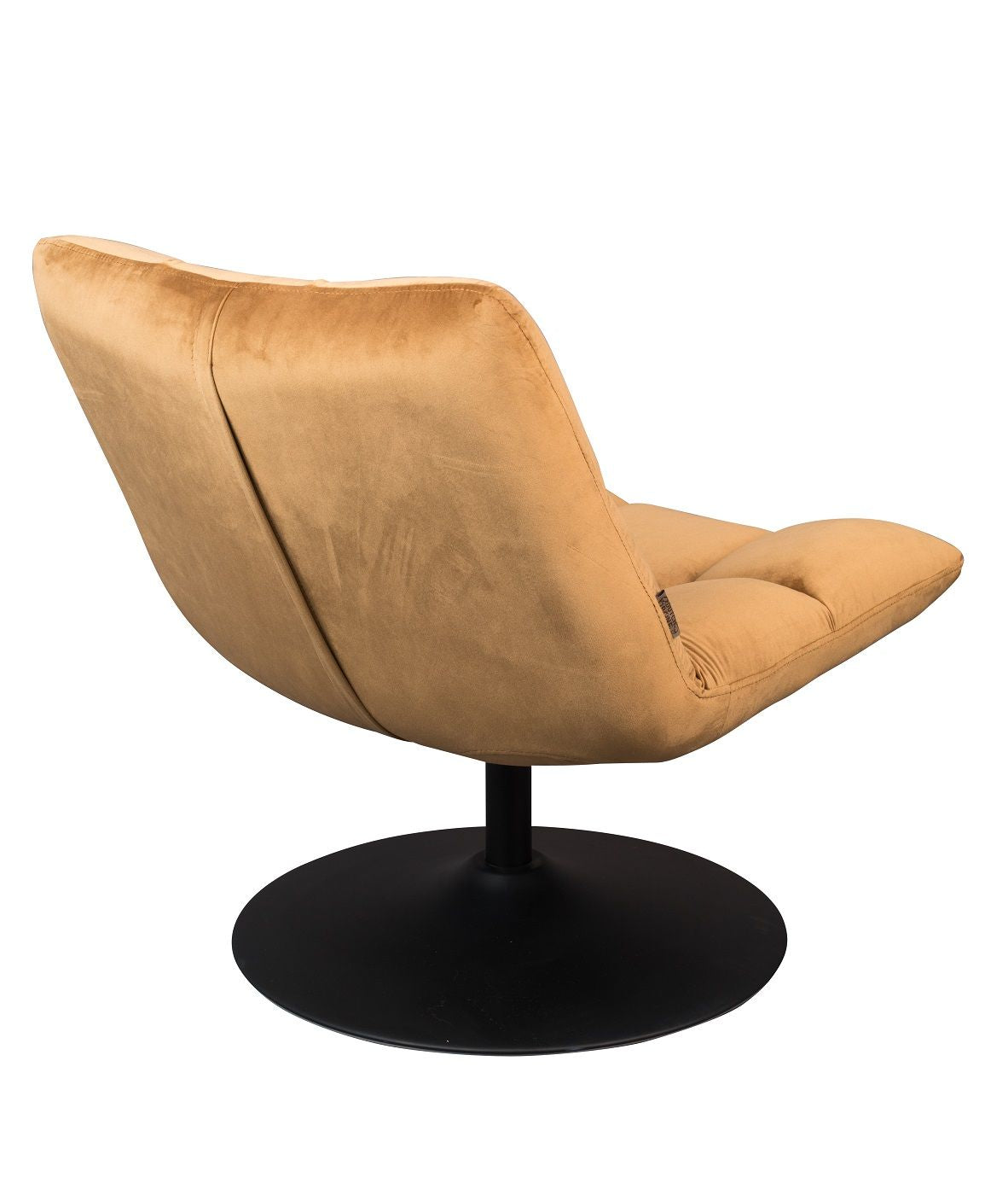 Dutchbone Bar Lounge Chair, w. velour gyldenbrun