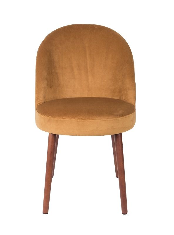 Dutchbone Barbara Dining Chair, Camel Velour