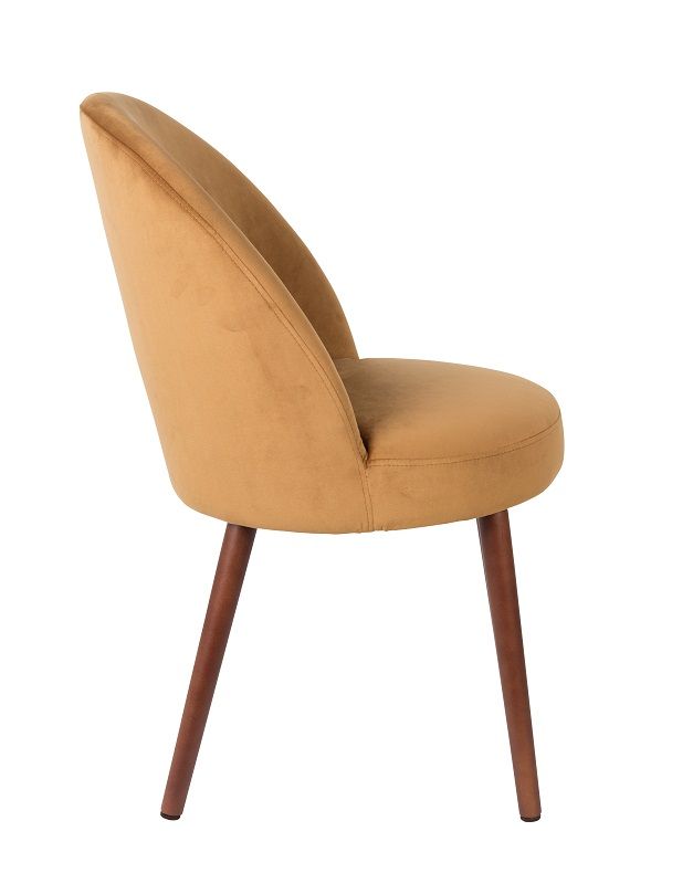 Dutchbone Barbara Dining Chair, Camel Velour