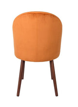 Dutchbone Barbara Dining Chair, Orange Velvet