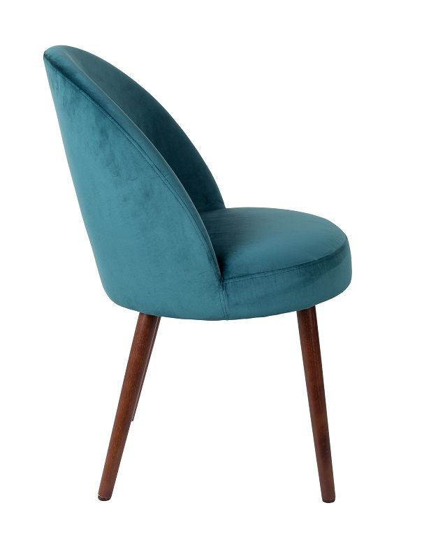 Dutchbone Barbara Dining Chair, bensin Velour