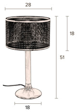 Dutchbone Barun Table Lamp - Messing