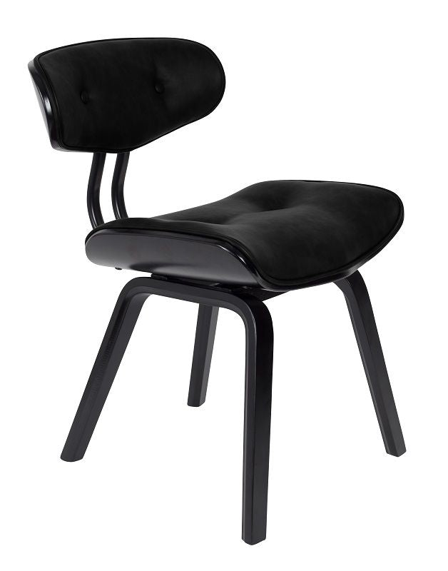 Dutchbone Blackwood Dining Chair - Black PU