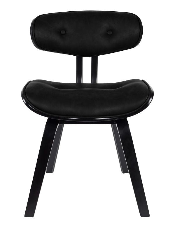 Dutchbone Blackwood Dining Chair - Black PU