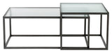 Dutchbone Boli salongbord - glass/jern