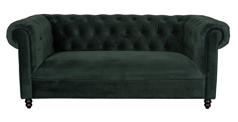 Dutchbone Chester 2-pers. Sofa mørkegrønn