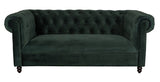 Dutchbone Chester 2-pers. Sofa mørkegrønn