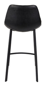 Dutchbone Franky Counterchair Black Pu Leather