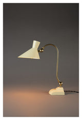 Dutchbone Gaia bordlampe, elfenben