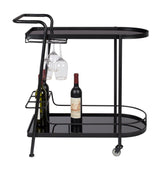 Dutchbone Giulia Roller Table, Black