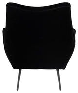 Dutchbone Glodis Lounge Chair, Nero