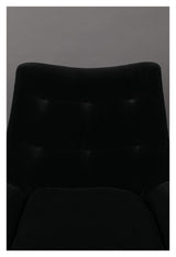 Dutchbone Glodis Lounge Chair, Nero