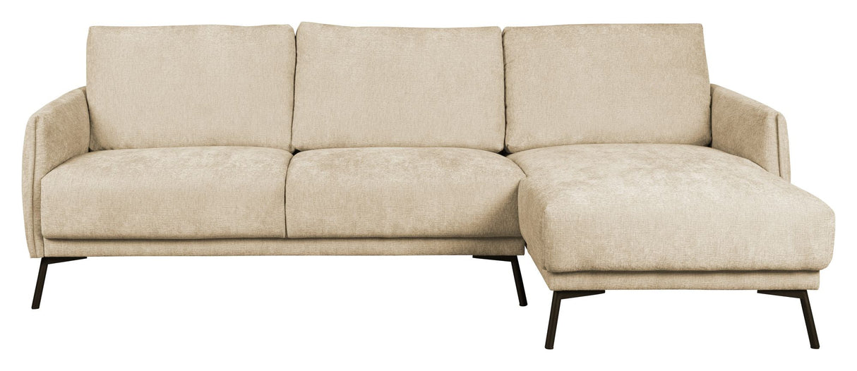 Harper sofa med høyre vender sjesel, beige