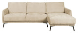 Harper sofa med høyre vender sjesel, beige