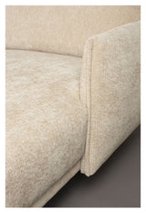 Harper sofa med høyre vender sjesel, beige