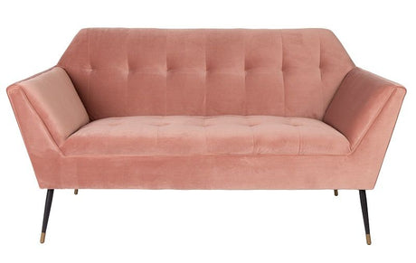 Dutchbone Kate 2-pers. Sofa rosa, leire