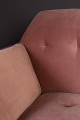 Dutchbone Kate 2-pers. Sofa rosa, leire