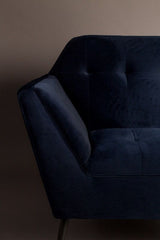 Dutchbone Kate Lounge Chair, Deep Blue