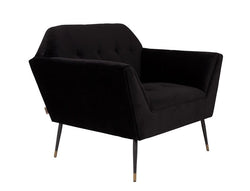 Dutchbone Kate Lounge Chair, Black