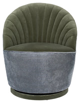 Dutchbone Madison Lounge Chair, Olive