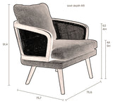 Dutchbone Manou Lounge Chair