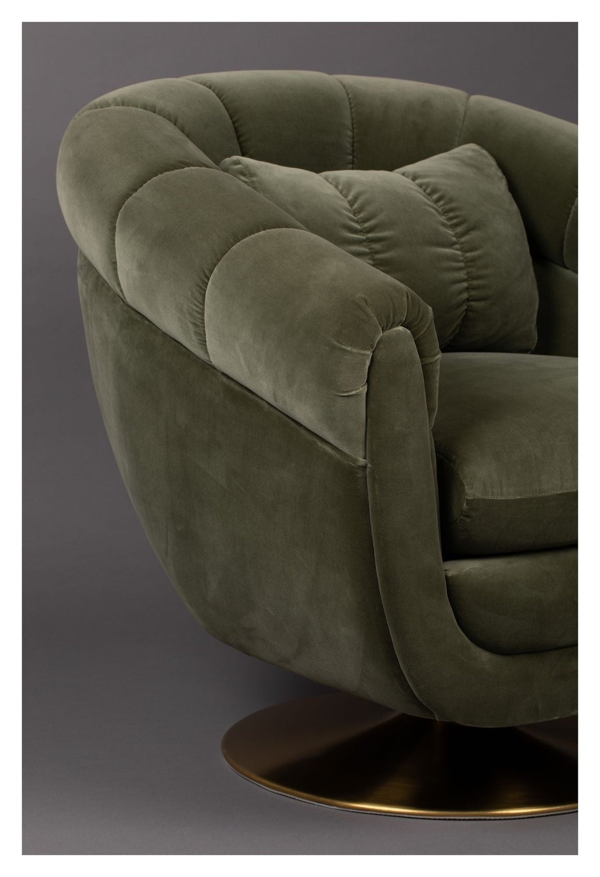 Dutchbone Member Lounge Chair - Olive