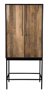 Dutchbone Nairobi Vitrine Cabinet H160 Brown/Black