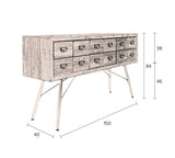 Dutchbone Six Sideboard m/skuffer Naturen