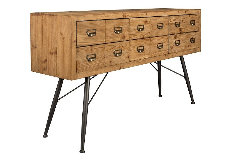 Dutchbone Six Sideboard m/skuffer Naturen