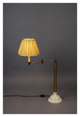 Dutchbone Allis bordlampe, stoff/alu