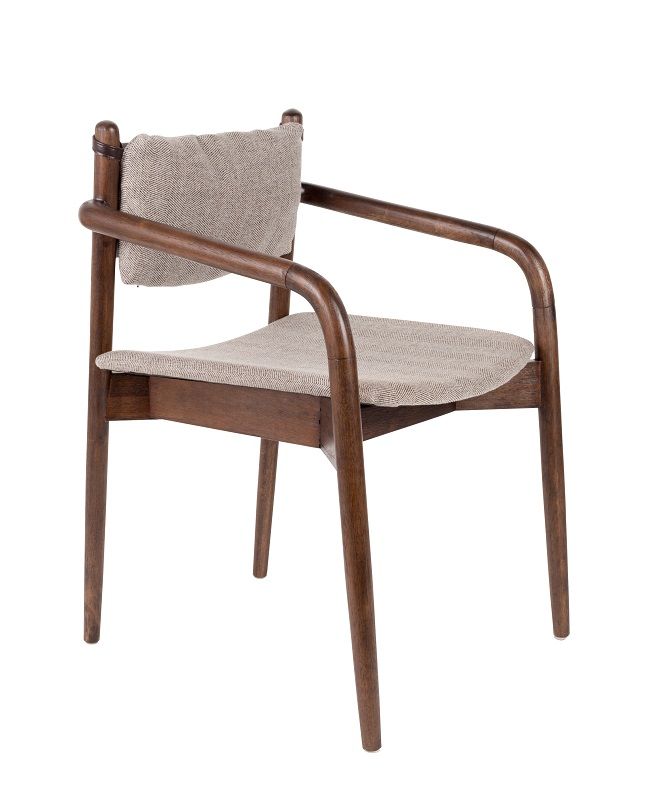 Dutchbone Torrance Dining Chair m/armlener, brun