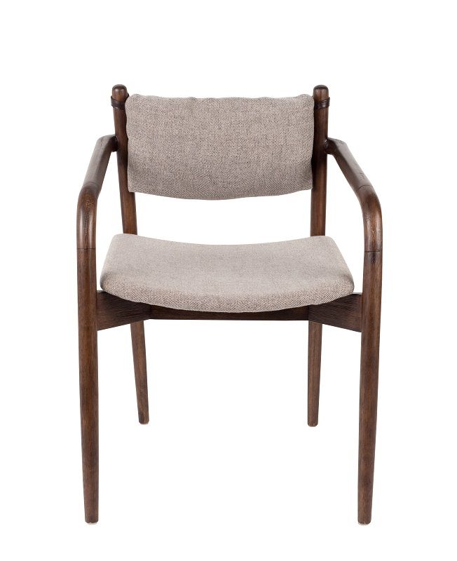 Dutchbone Torrance Dining Chair m/armlener, brun