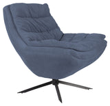 Vince Lounge Chair, Blue