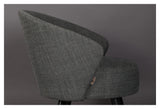 Dutchbone Waldo Lounge Chair, Dark Grey