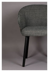 Dutchbone Waldo Dining Chair, Dark Grey