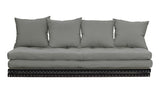 Chico Futon Sofa, Gray w. Tatami -matter