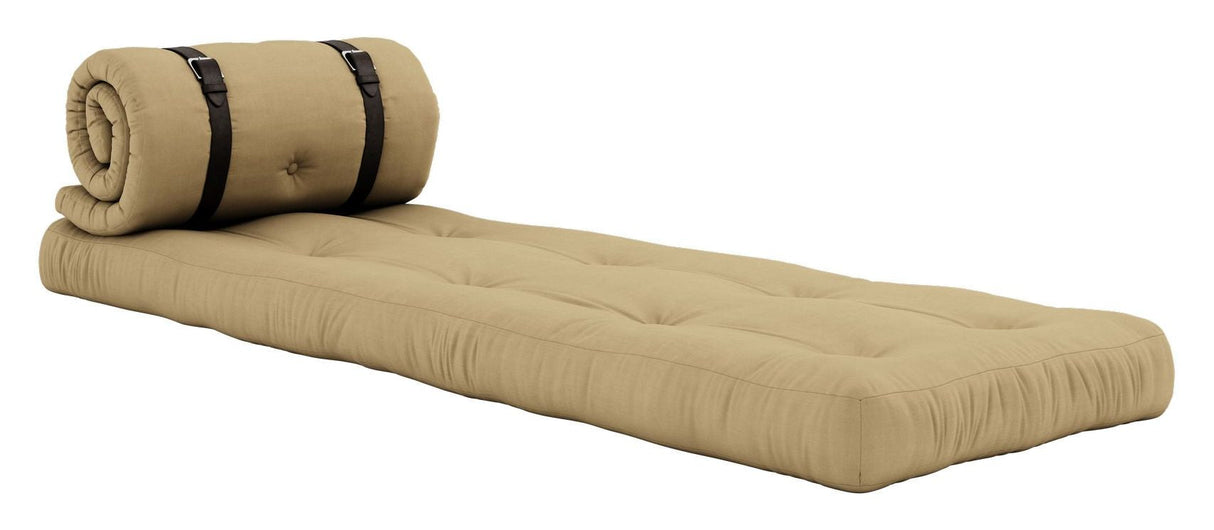 Spenne futon stol, hvete beige