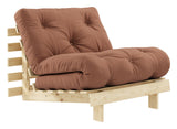 Røtter 90 sofa seng, furu/brun