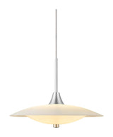 Baroni Pendant Luminaire Ø35, Opal/Aluminium