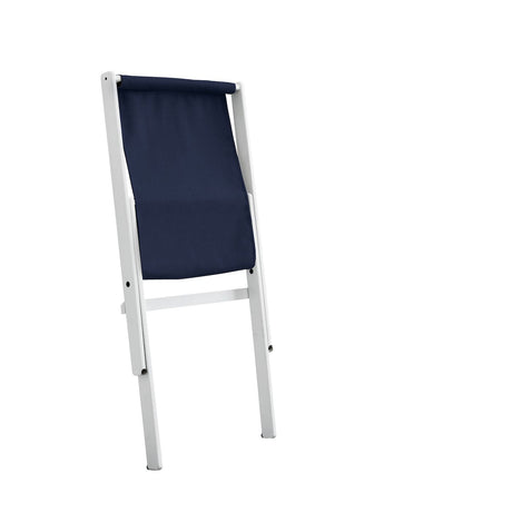 Boogie Lounge Chair, Navy/White