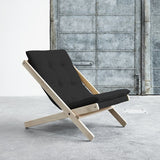 Boogie Lounge Chair, Dark Grey/Nature