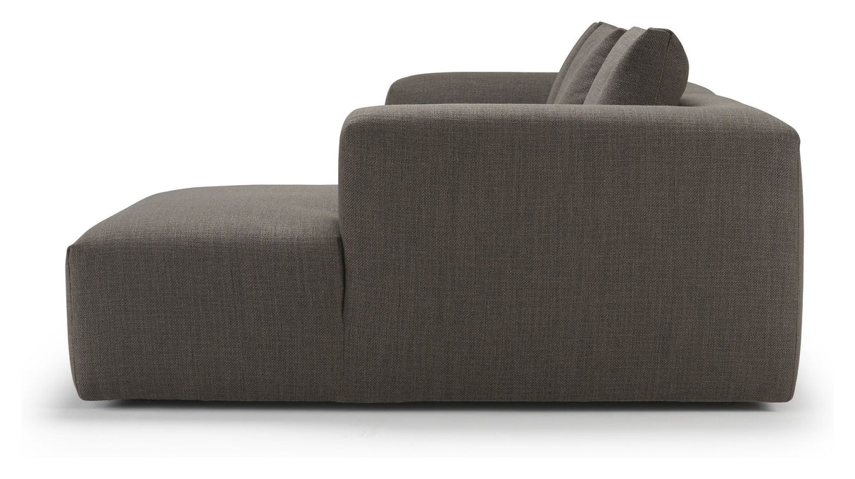 Kornum Sofa med Chaise Longue Right, Taupe