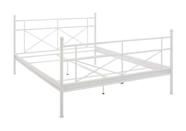 Tanja Bed Frame White Metal, 160x200